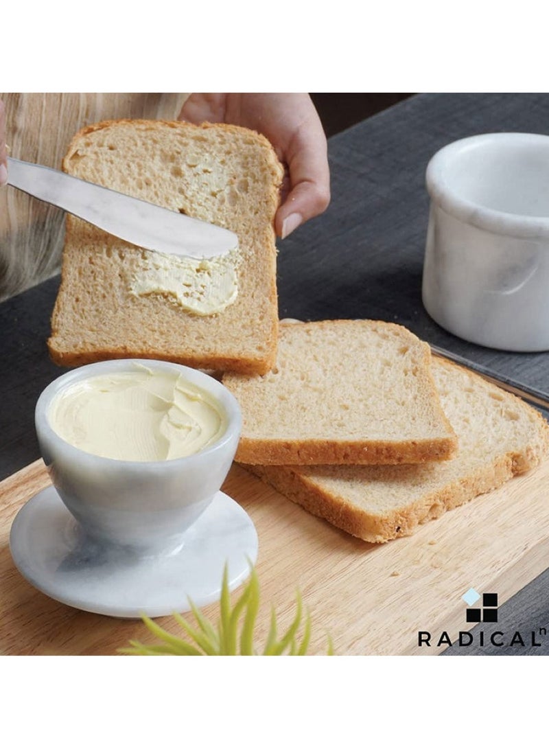 Marble Butter Keeper by Crate&Barrel