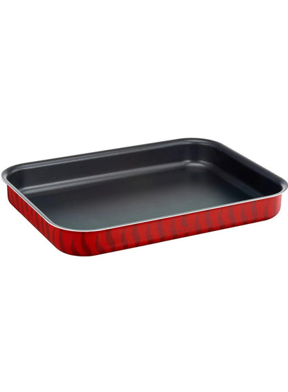 Tefal Tempo Flame Rectangular Oven Dish Red 29x41cm