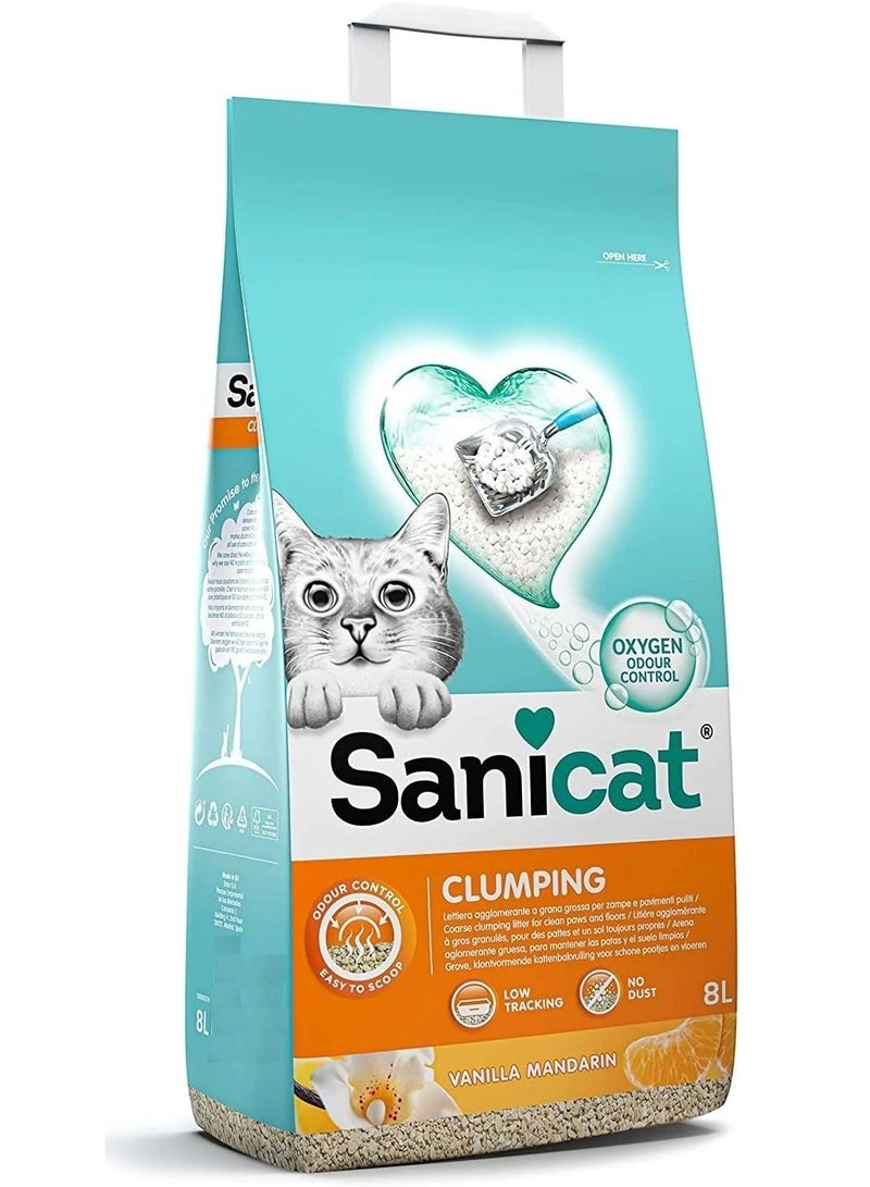 Sanicat Vanilla Mandarin Cat Litter 8L