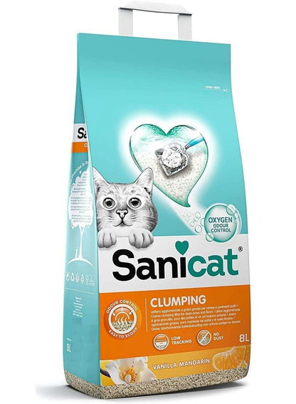 Sanicat Vanilla Mandarin Cat Litter 8L