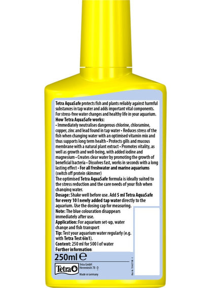 Tetra Aqua Safe 250 ML Water Conditioner