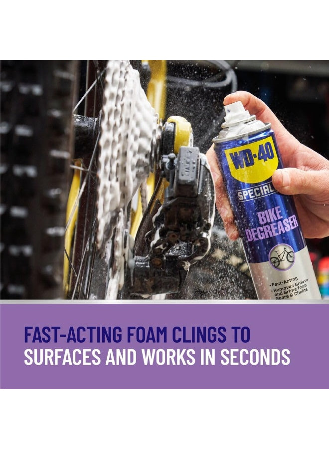 acting specialist, acting specialist bike, bike degreaser, cool dry, dry place, fast acting, fast acting specialist, keep away, name fast, oil dirt, oil grime, parts key, specialist bike, specialist bike degreaser, wd-40