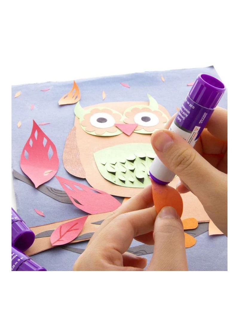 Bazic Washable Disappearing Purple Glue Stick 42g