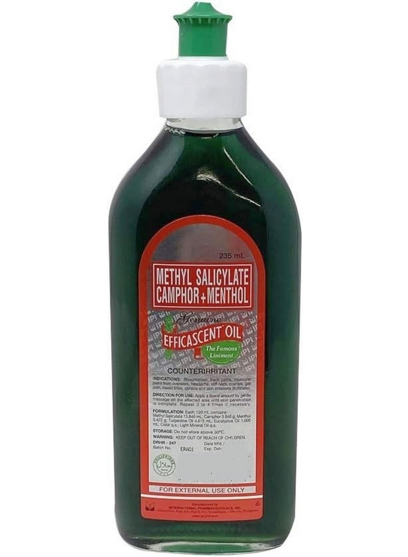 Genuine Efficascent Oil Regular 235 ML - Efficascent Oil