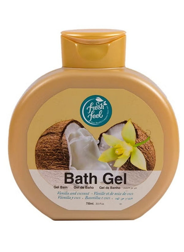 Luxurious Vanilla Coconut Bath Gel - FRESH FEEL