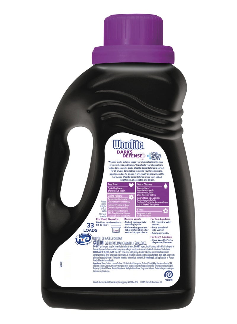 Woolite Darks Defense Liquid Detergent 1.48L