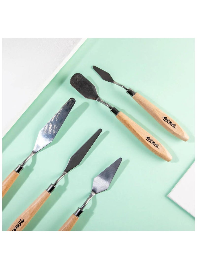 Mont Marte Signature Palette Knife Set 5Pc