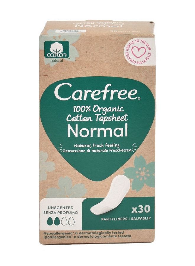 Carefree Organic Cotton Topsheet Normal Liners