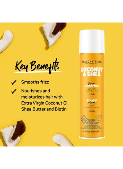 Premium Coconut Oil & Shea Butter Hairspray - MARC ANTHONY