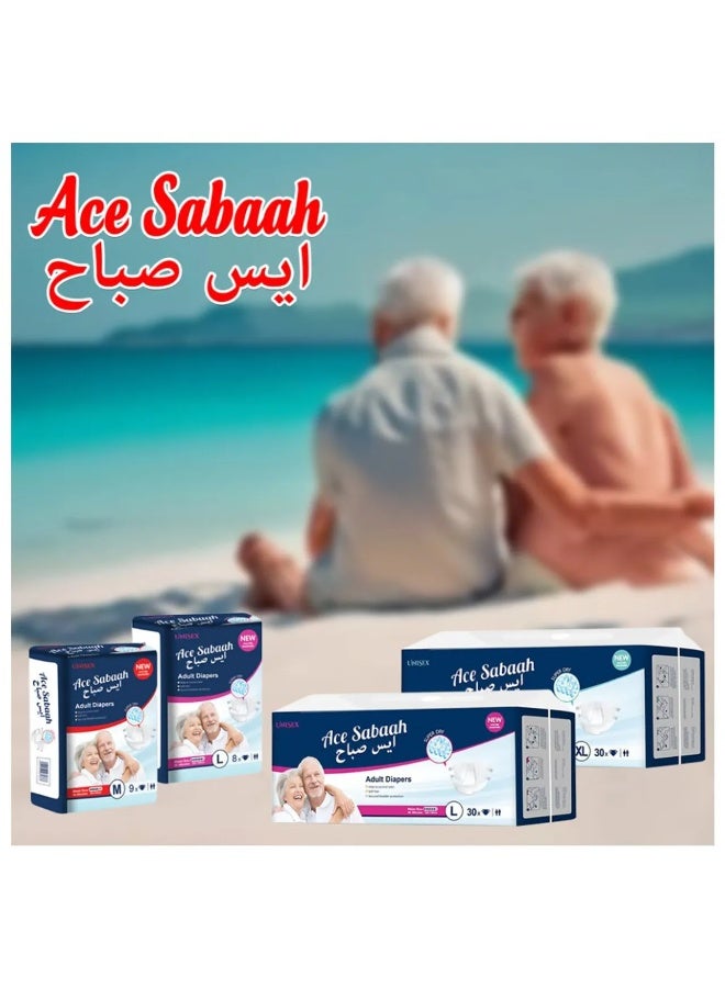 Ace Sabaah Disposable Adult Diapers Size Large