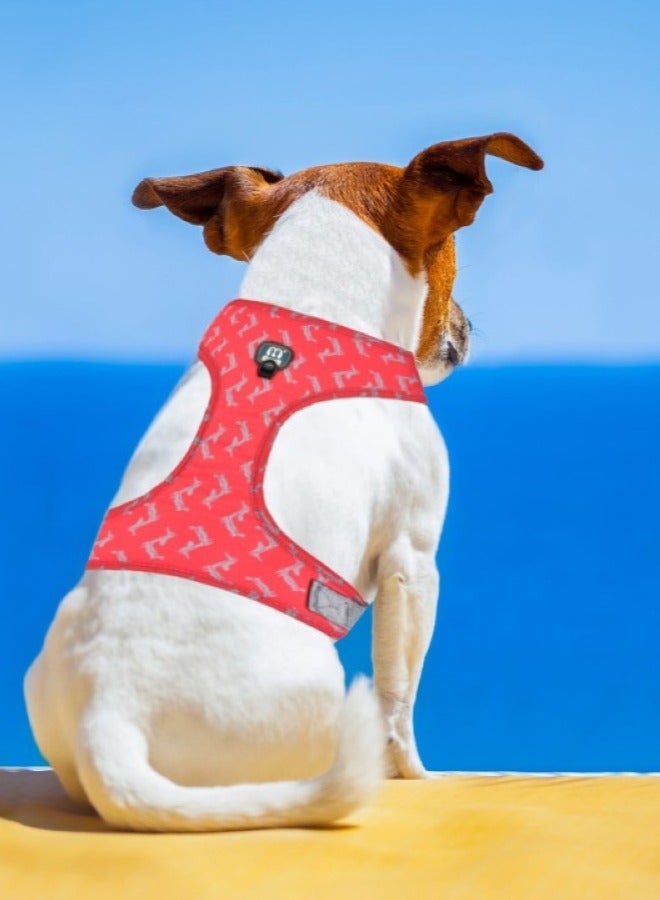 Premium Printed Dog Harness Large - Generic