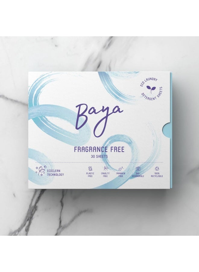 Baya Laundry Detergent Sheets Fragrance Free