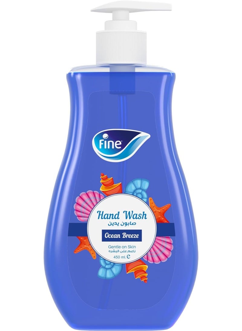 Fine Liquid Hand Wash Ocean Breeze 450 ML