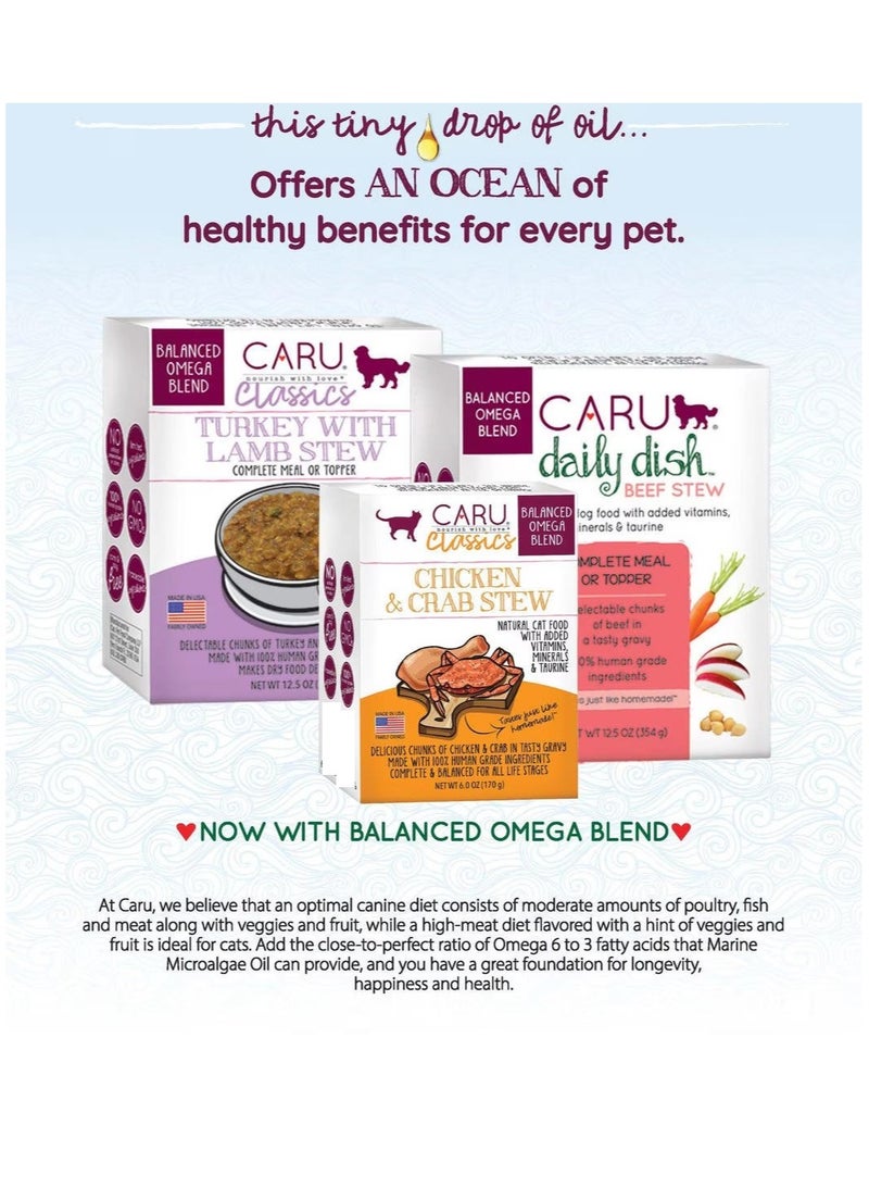 CARU Daily Dish Turkey Salmon Stew for Dogs