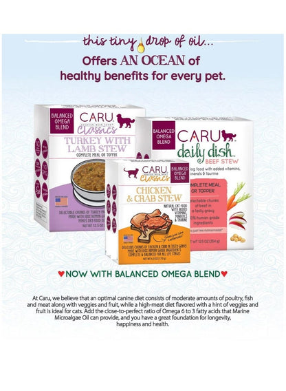 CARU Daily Dish Turkey Salmon Stew for Dogs
