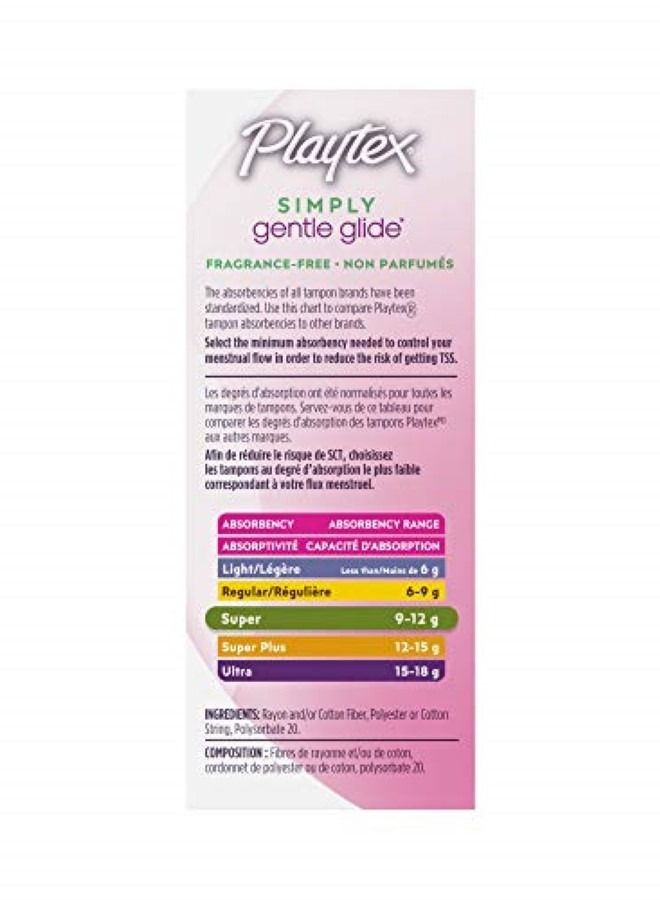 Playtex Gentle Glide Tampons - Triple Layer Protection