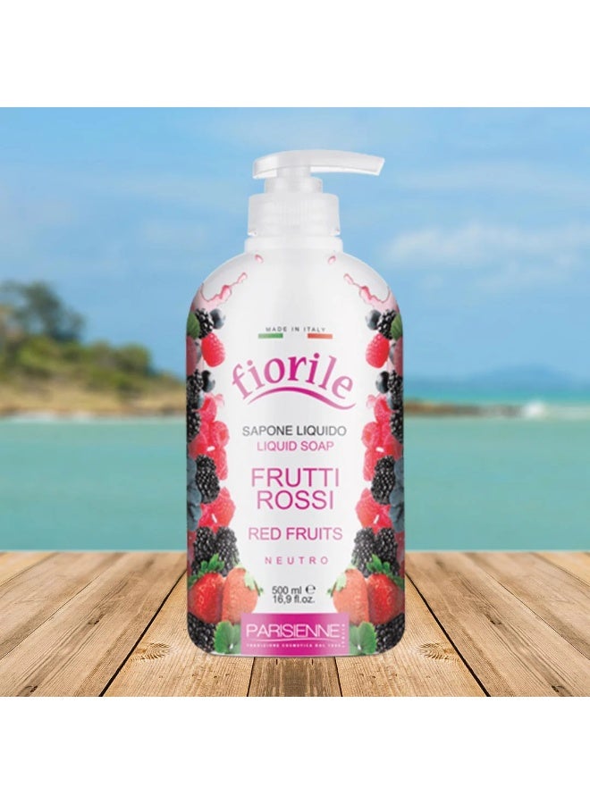 Fiorile Liquid Hand Soap Red Fruits 500ml