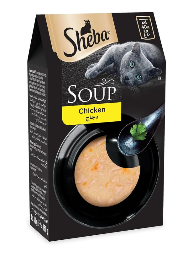 Sheba Cat Soup with Chicken - Premium Treat for Cats