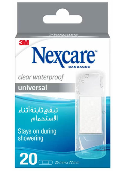 aid kit, clear waterproof, clear waterproof bandage, first aid, hypoallergenic, kit key, nexcare clear, nexcare clear waterproof, non stick, pad type, type non, waterproof, waterproof bandage, wear non, wound pad