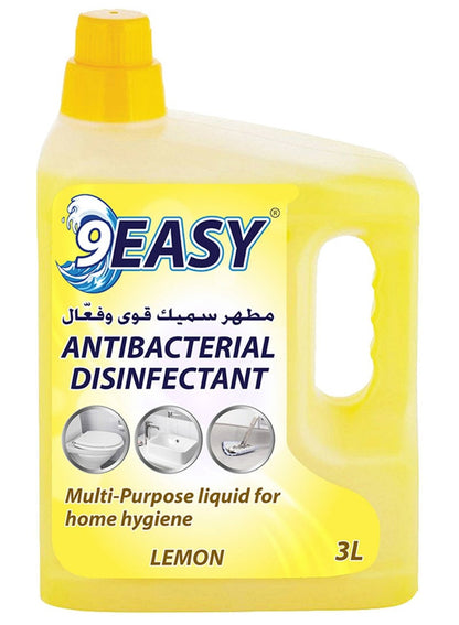 9EASY Antibacterial Floor Cleaner Lemon 3L