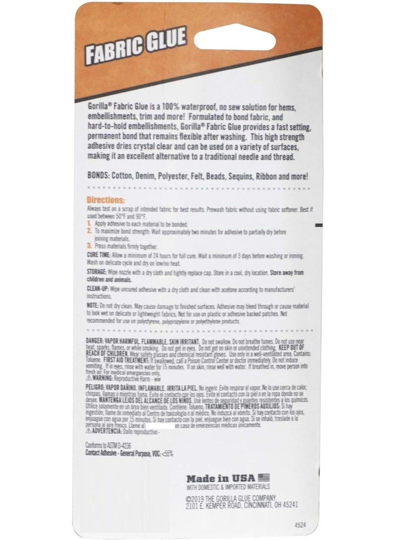 Gorilla Fabric Glue 73 ML