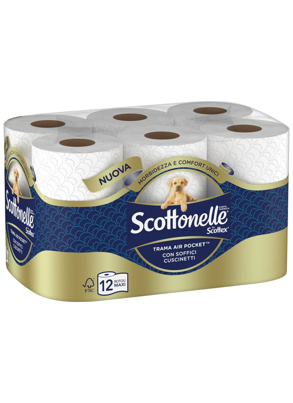 SCOTTONELLE Toilet Tissue, 2 Ply, 12 Rolls