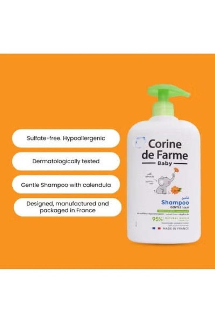 Gentle Baby Shampoo With Calendula 500 ML Corine De Farme