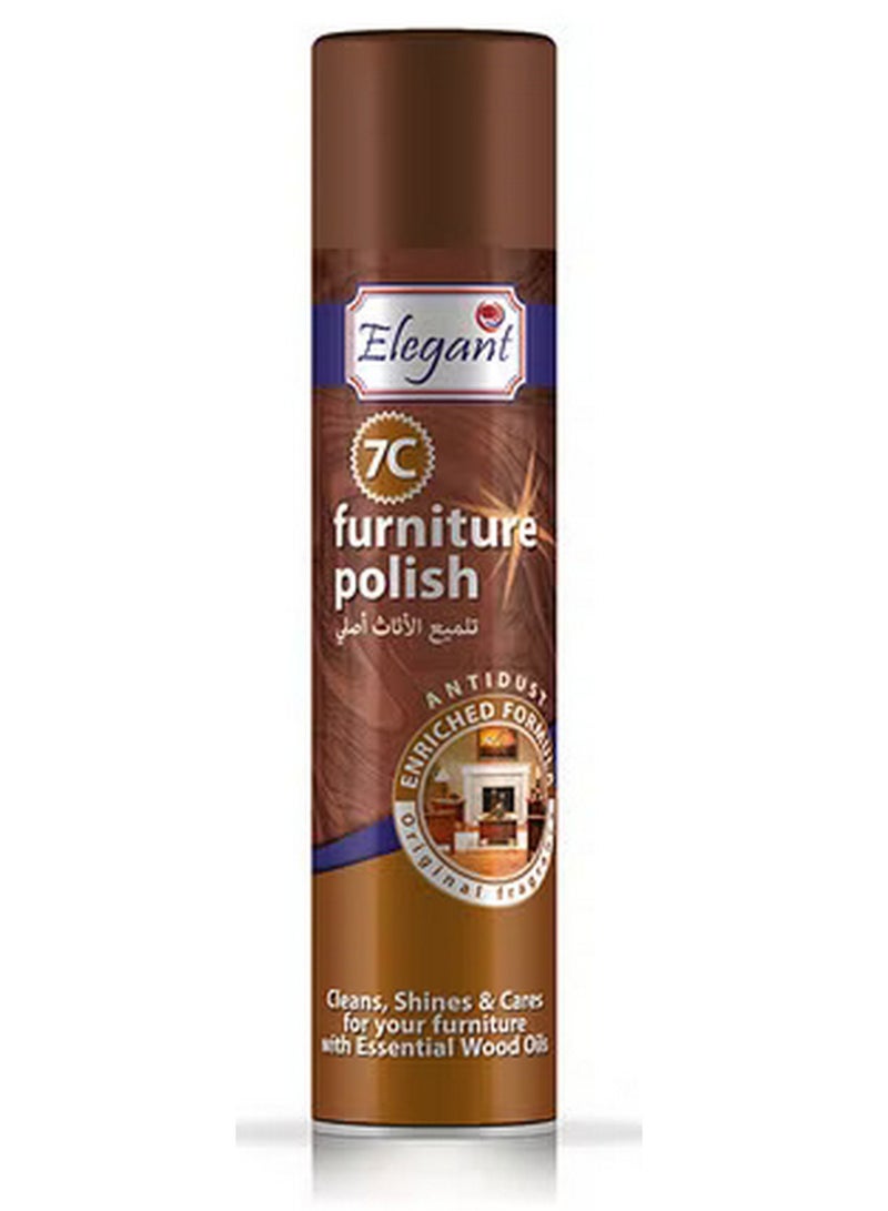 Elegant Classic Furniture Polish Brown 300ml by Elegant