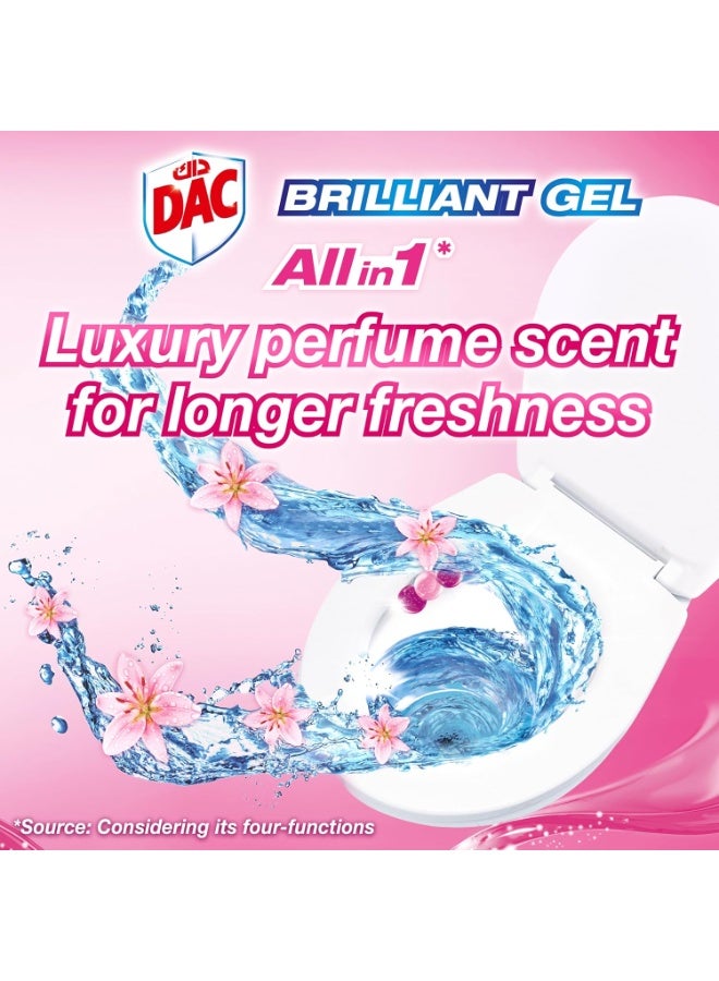 Dac Brilliant Gel Toilet Rim Block Spring Rain