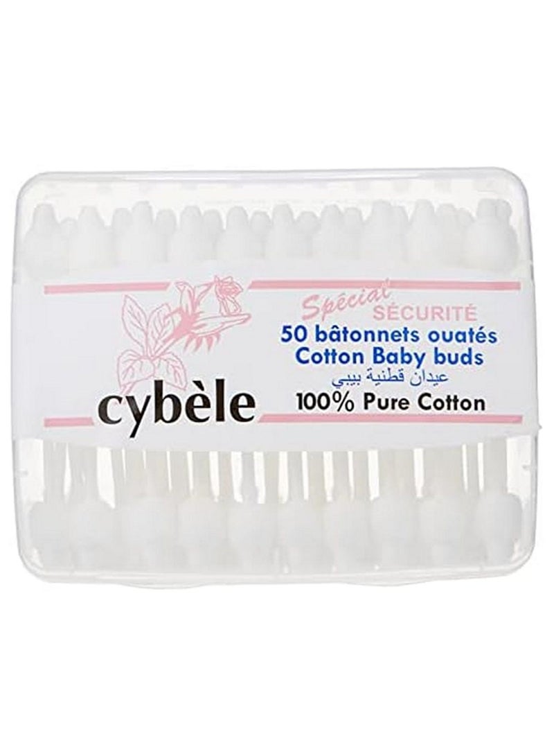 CYBELE Pure Cotton Buds 50 Pieces Pack
