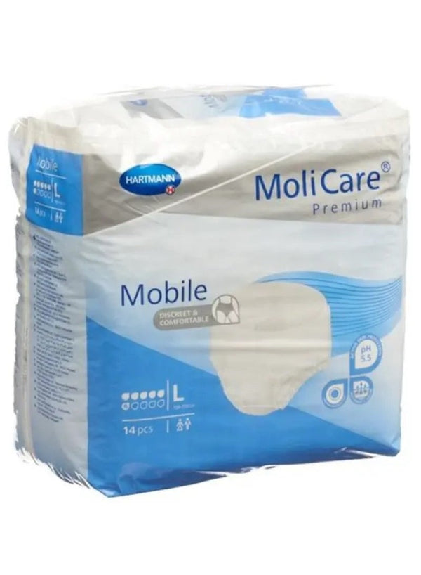Molicare Premium Mobile Large Diapers 14 Pieces Pack