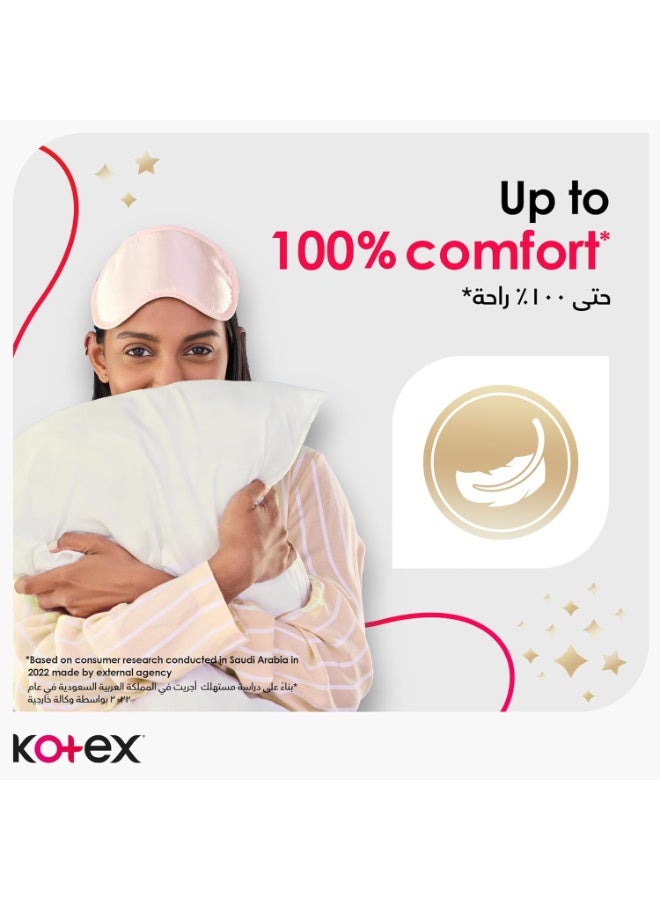 Kotex Maxi Protect Overnight Pads 16 Count