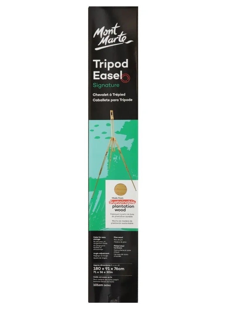 Mont Marte Tripod Easel - Premium Pine Wood