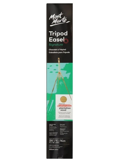 Mont Marte Tripod Easel - Premium Pine Wood
