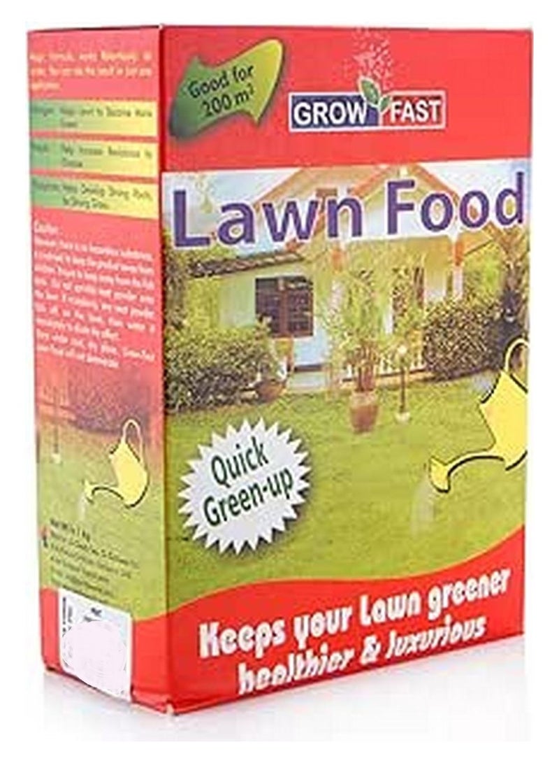 GROW FAST Lawn Food 1Kg - Premium Grass Fertilizer