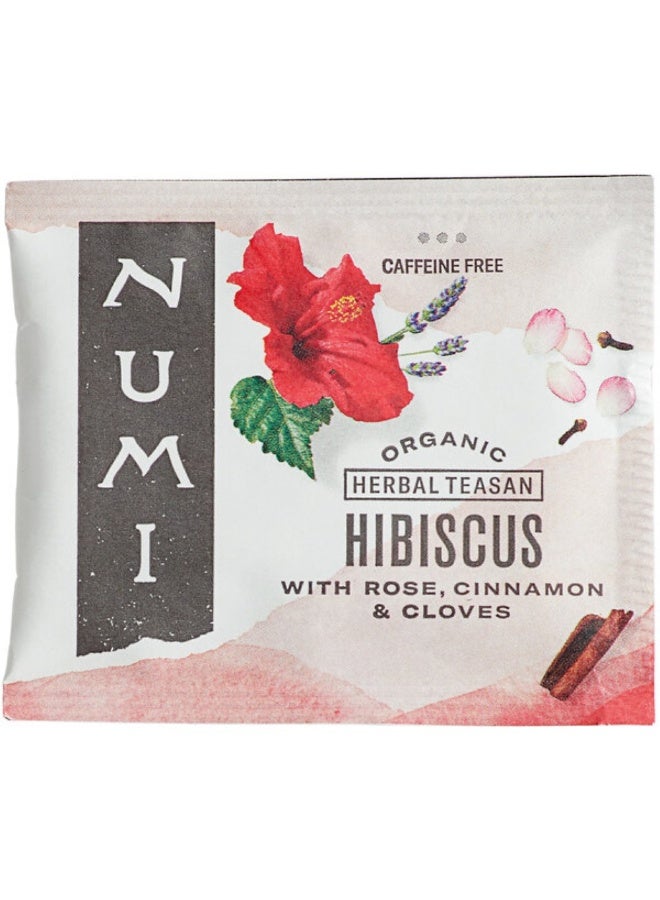 Numi Organic Tea Hibiscus Herbal Tea Bags