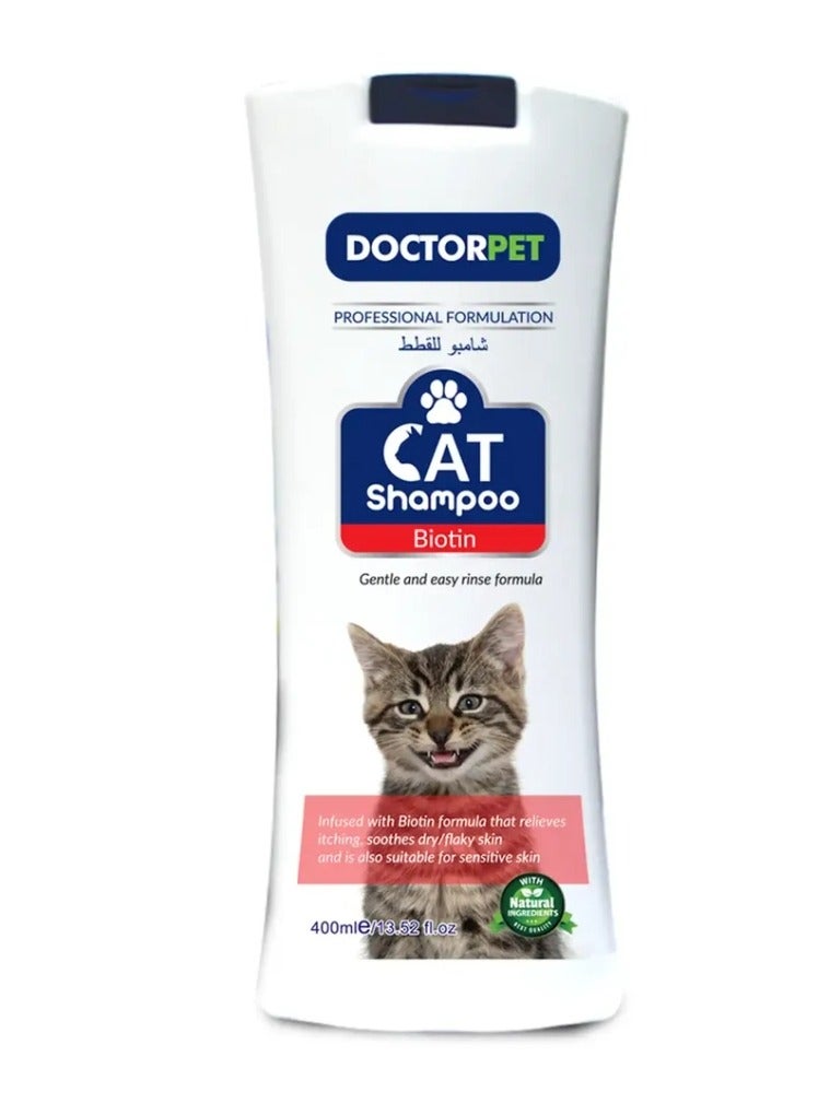 DoctorPet Biotin Cat Shampoo 400 ML