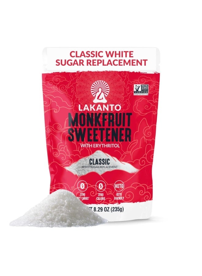 LAKANTO Monkfruit Sweetener Classic White 235 G