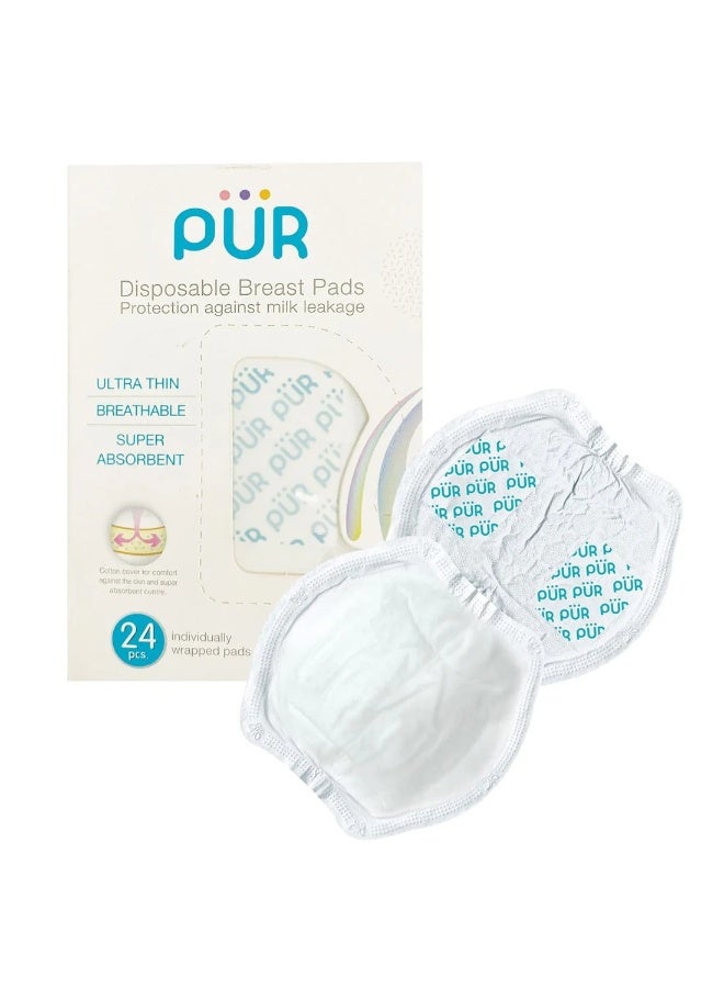 Pur Milk Safe Disposable Breast Pads 24 Pcs