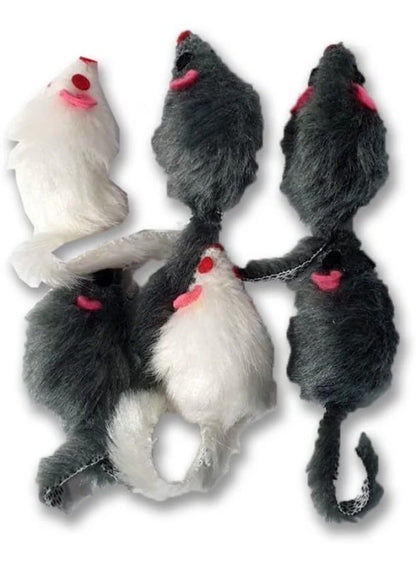 Pawise 6 Mice Soft Toy for Cats