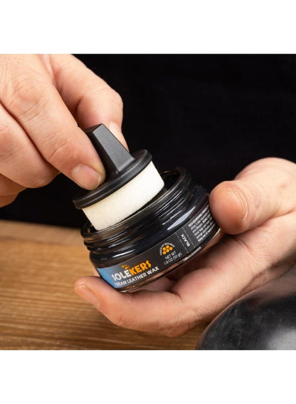 SOLEKERS Cream Leather Wax Black 50 ML
