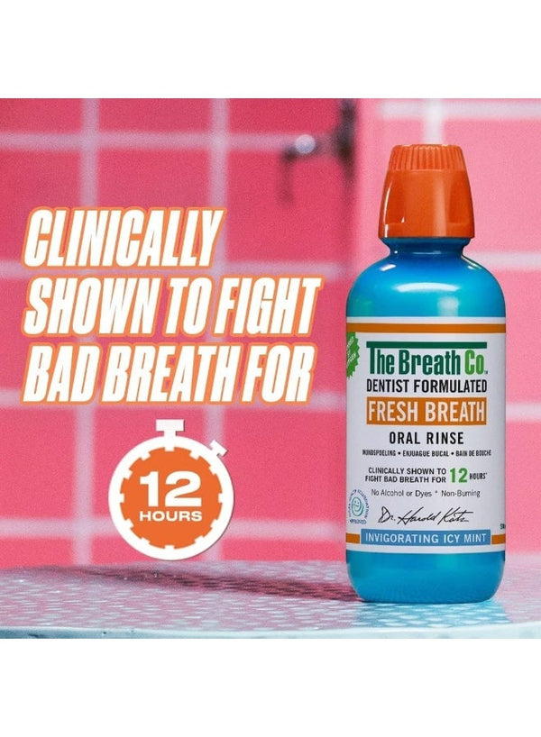 The Breath Co. Mouthwash 500ml - Icy Mint Flavor
