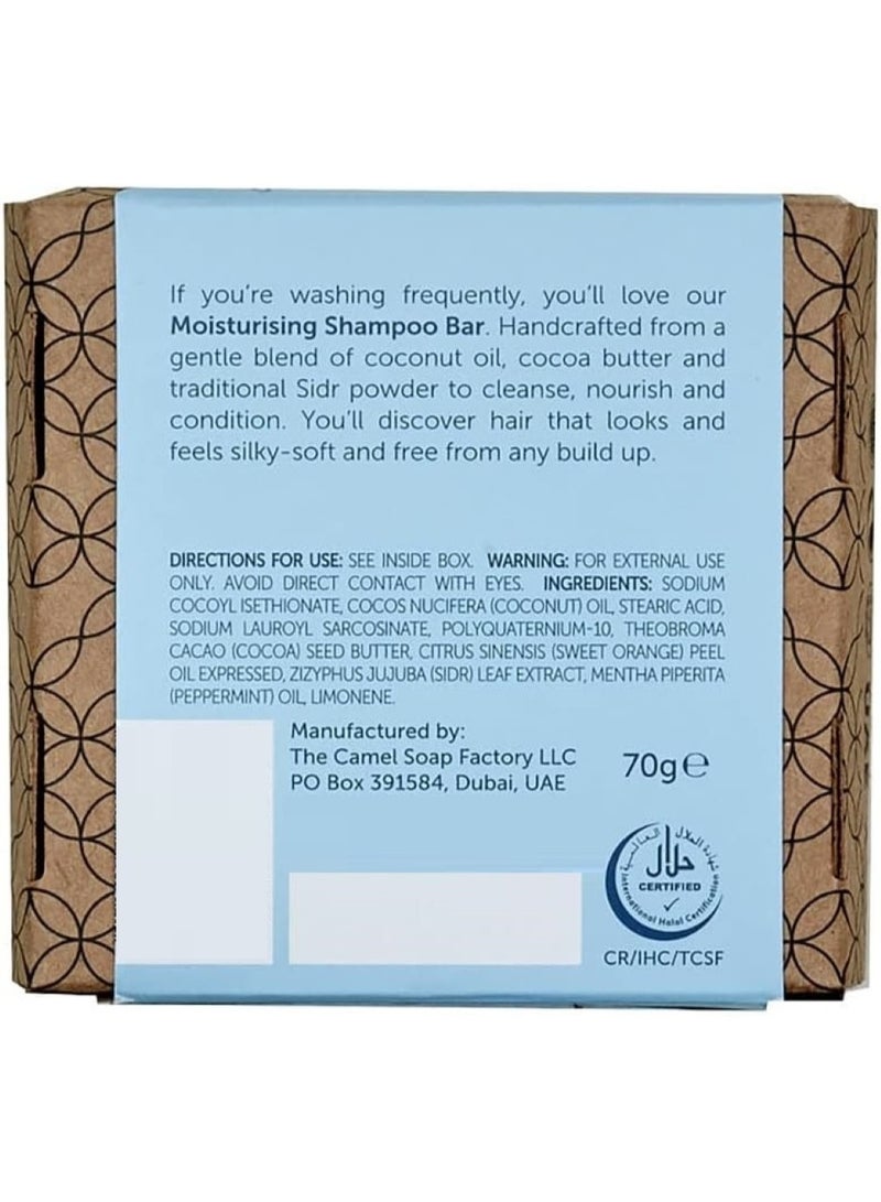 Moisturizing Peppermint & Orange Shampoo Bar | Camel Soap