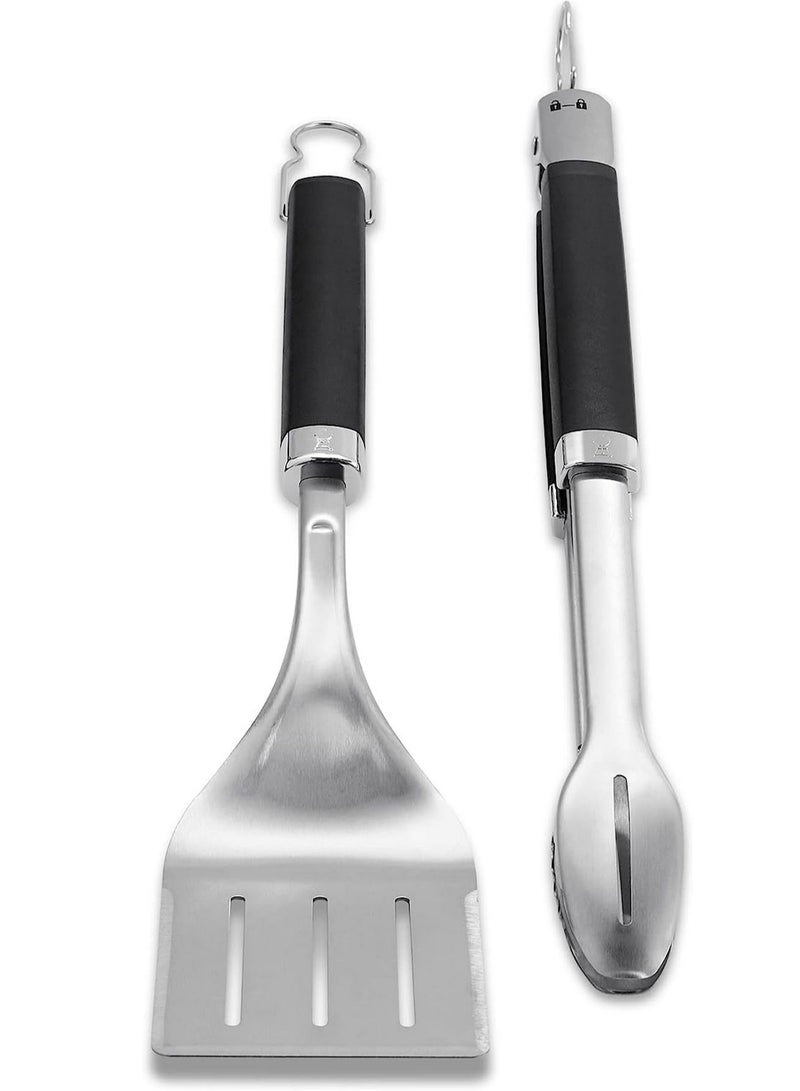 Weber Precision Tongs and Spatula Set