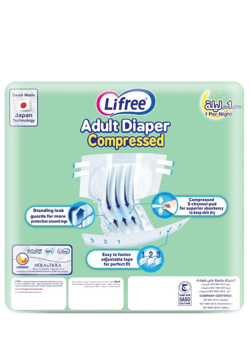 Lifree Adult Diapers Small Size, 18 Pieces