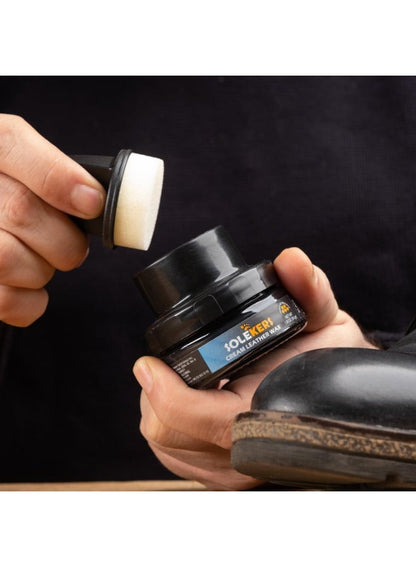SOLEKERS Cream Leather Wax Black 50 ML