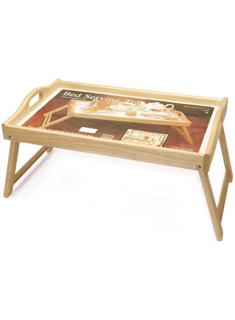 BILLI Wooden Bed Tray – Premium Serving Tray