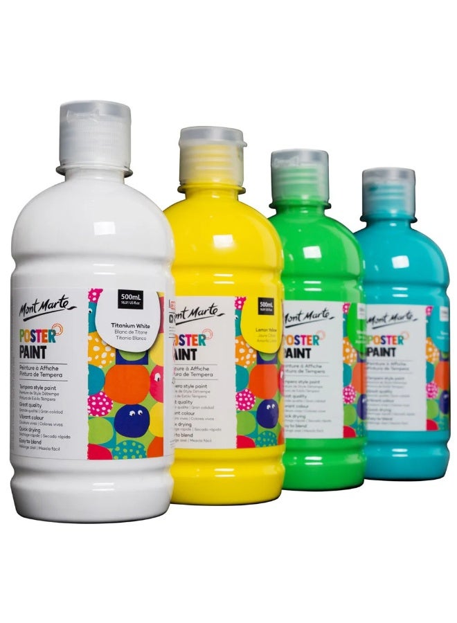Mont Marte Lemon Yellow Poster Paint 500 ML