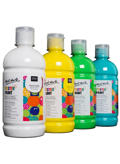 Mont Marte Lemon Yellow Poster Paint 500 ML