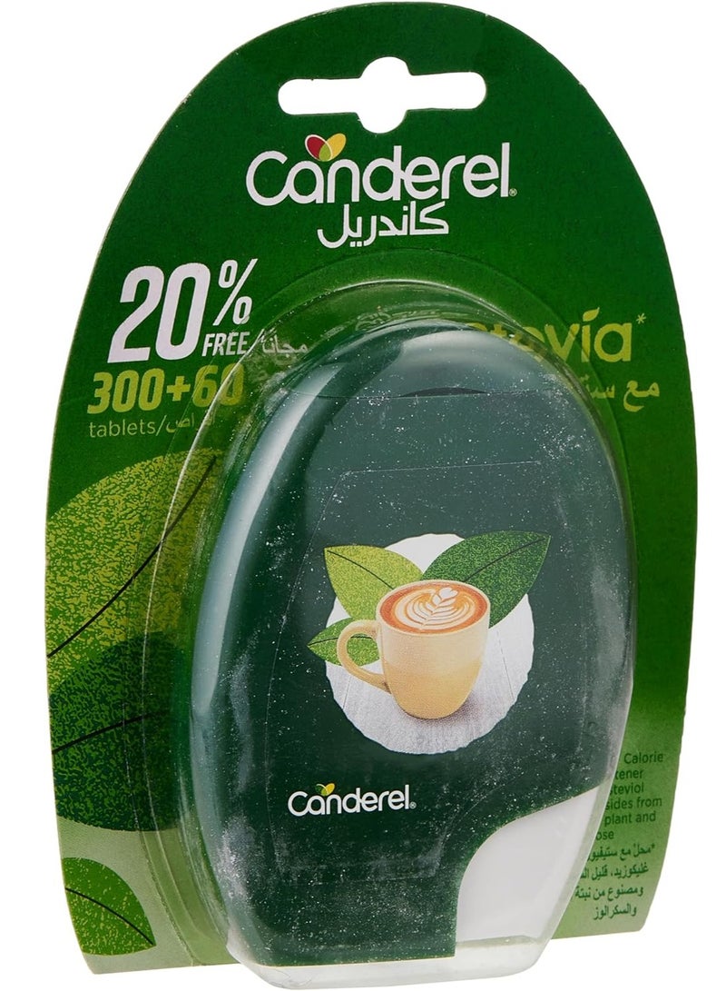 Canderel Stevia 300+60 Tabs Sweetener
